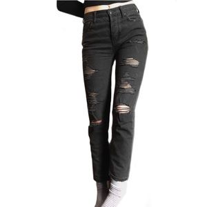 American eagle ripped black jeans